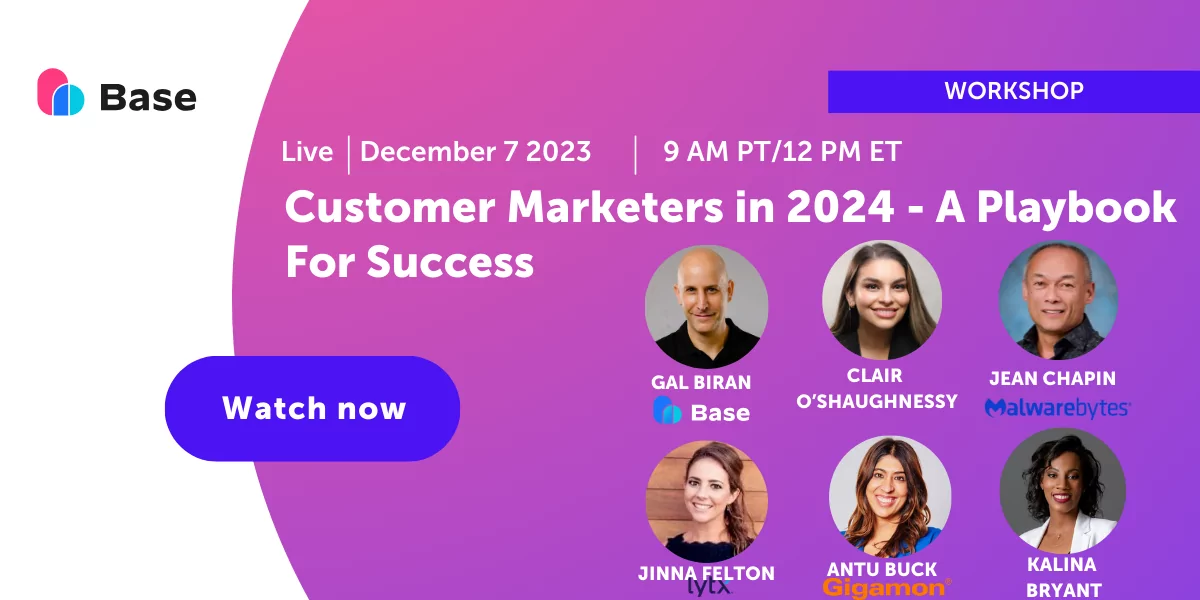 Customer Marketers in 2024