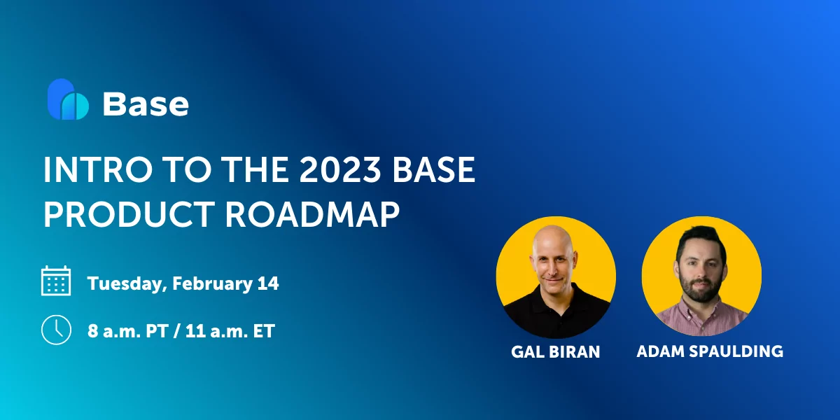 Introduction to the 2023 Base Product Roadmap